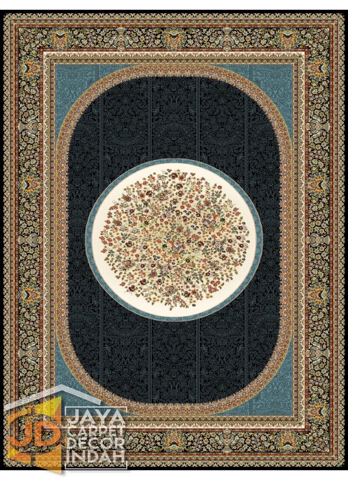 Karpet Permadani Solomon 700 Reeds Matin Black 3610 ukuran 120x160,160x230, 200x300, 250x350, 300x400
